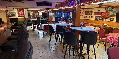 Bar area of American Legion Post 251 Georgia hall
