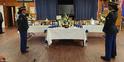 Interior area of American Legion Post 251 Georgia hall