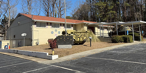 Exterior of American Legion Post 251 Georgia hall